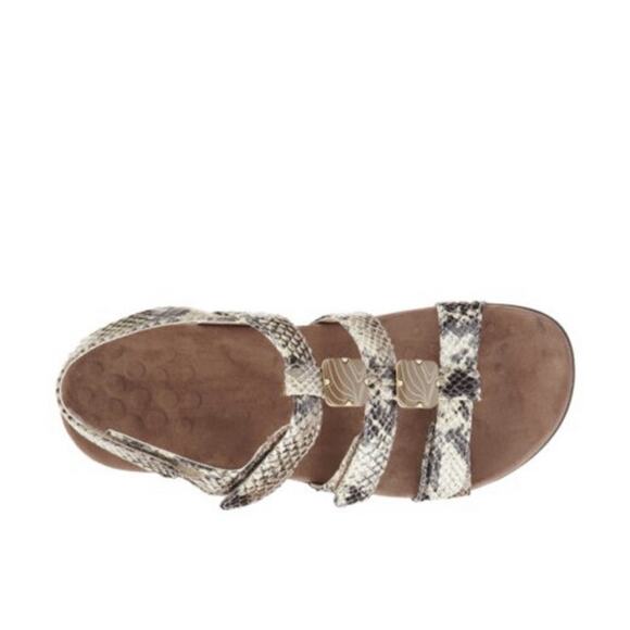 New Vionic Women Shoe Amber Size 10M Natural Snake Sandal NWOB 41 - Picture 3 of 3